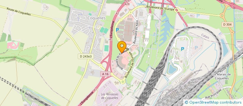 localisation de l'entreprise SCI AVENIR IMMO  COQUELLES