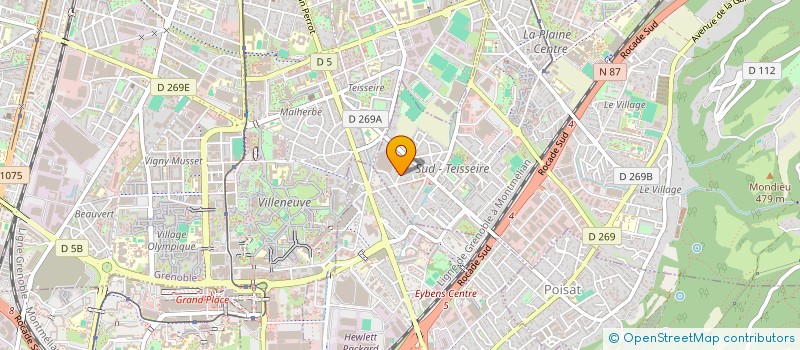 localisation de l'entreprise SCI AVENIR IMMO  SAINT-MARTIN-D'HERES