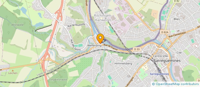 localisation de l'entreprise SCI AVENIR IMMO à SARREGUEMINES