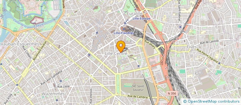 localisation de l'entreprise SCI AVENIR INVESTISSEMENT à LILLE