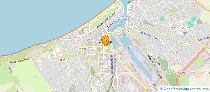 localisation de l'entreprise SCI AVENIR INVESTISSEMENT 76  DIEPPE