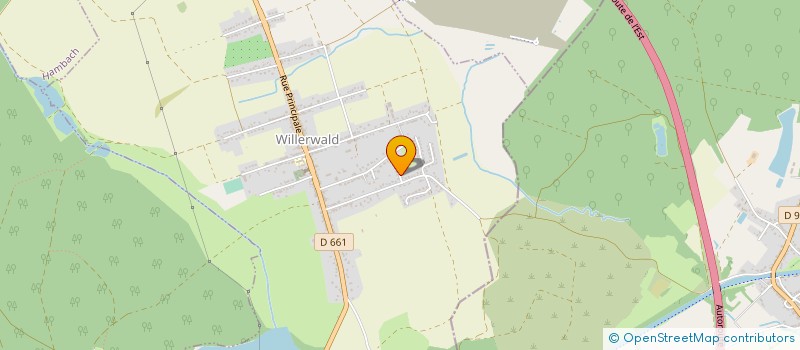 localisation de l'entreprise SCI AVENIR IV  WILLERWALD