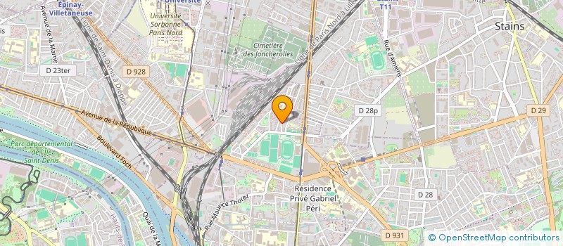 localisation de l'entreprise SCI AVENIR JONCHEROLLE  SAINT-DENIS