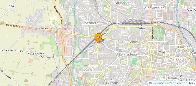 localisation de l'entreprise SCI AVENIR MADELAINE  TARBES