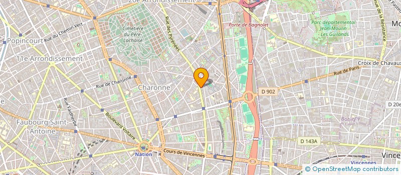 localisation de l'entreprise SCI AVENIR MARAICHER 6  PARIS