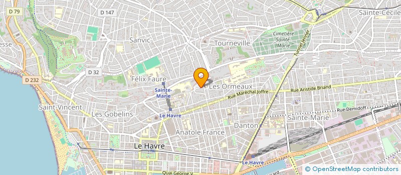 localisation de l'entreprise SCI AVENIR MEDICAL IMMO à LE HAVRE