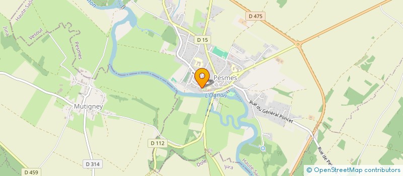 localisation de l'entreprise SCI AVENIR RADIEUX  PESMES