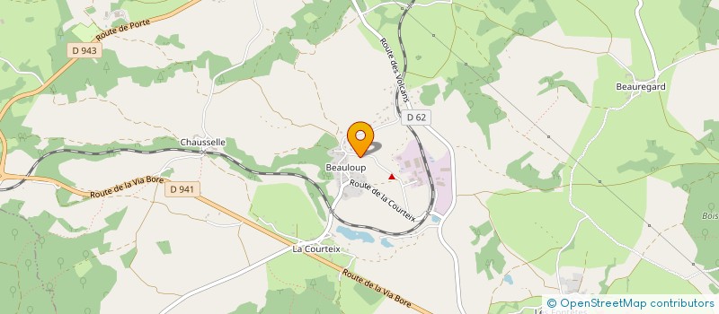 localisation de l'entreprise SCI AVENIR SABLON  SAINT-OURS