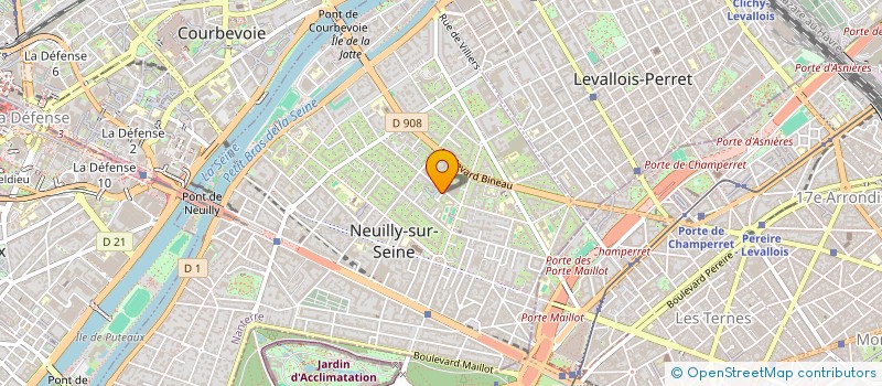 localisation de l'entreprise SCI AVENIR SAINT-JAMES à NEUILLY-SUR-SEINE