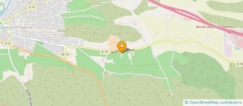 localisation de l'entreprise SCI AVENIR SUD  LANCON-PROVENCE