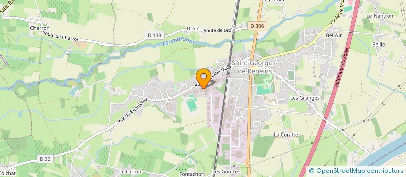 localisation de l'entreprise SCI AVENIR2  SAINT-GEORGES-DE-RENEINS