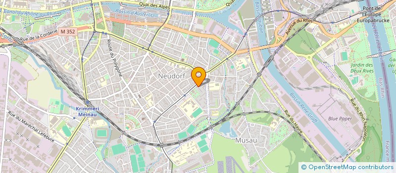 localisation de l'entreprise SCI AVENIRE à STRASBOURG