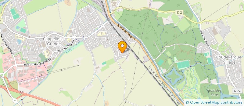 localisation de l'entreprise SCI AVENIRE  CAPPELLE-LA-GRANDE