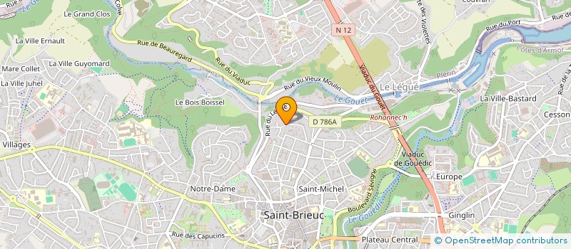 localisation de l'entreprise SCI AVENIRIMMO à SAINT-BRIEUC