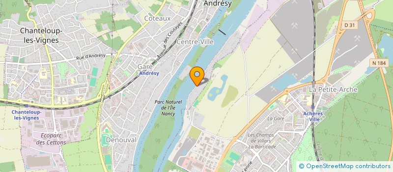 localisation de l'entreprise SCI AVENIROM  ANDRESY