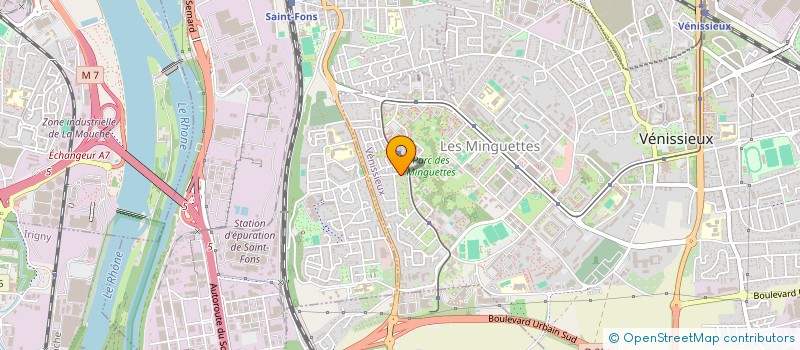 localisation de l'entreprise SCI AVENIRS  VENISSIEUX