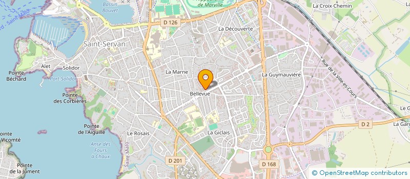 localisation de l'entreprise SCI AVENT 7  SAINT-MALO