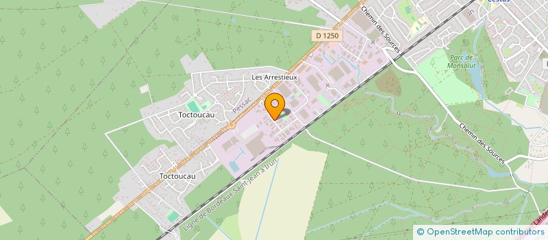 localisation de l'entreprise SCI AVENTIN  CESTAS