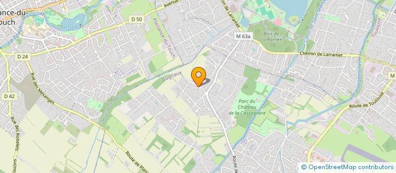 localisation de l'entreprise SCI AVENTIS  CUGNAUX