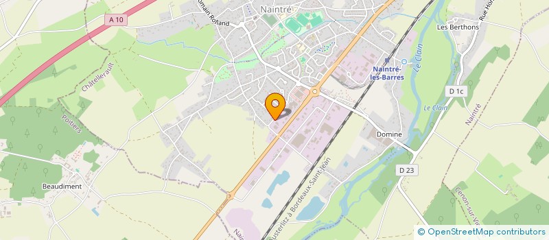 localisation de l'entreprise SCI AVENTURE  NAINTRE