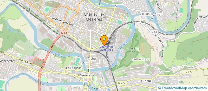 localisation de l'entreprise SCI AVENTURE à CHARLEVILLE-MEZIERES
