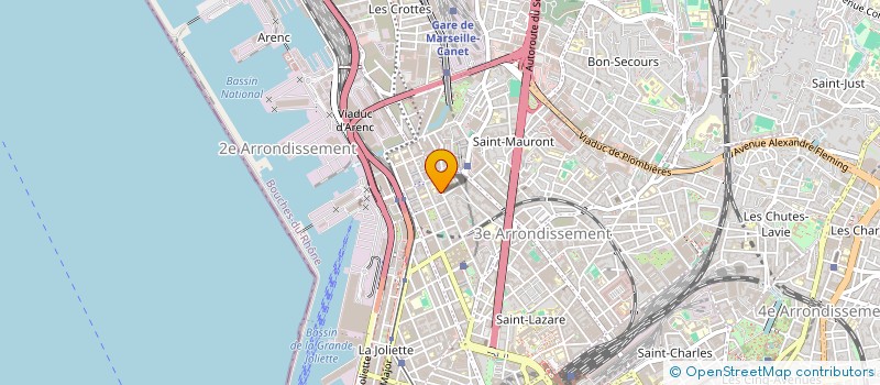 localisation de l'entreprise SCI AVENTURINE  MARSEILLE