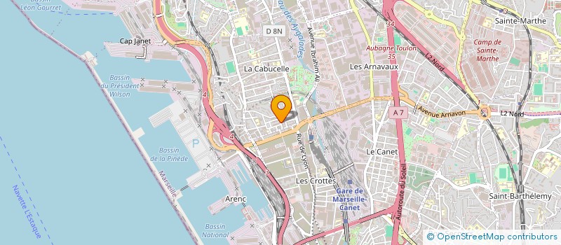 localisation de l'entreprise SCI AVENTURINE à MARSEILLE