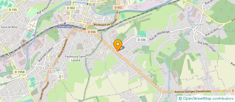 localisation de l'entreprise SCI AVENUE 67  ROUSIES