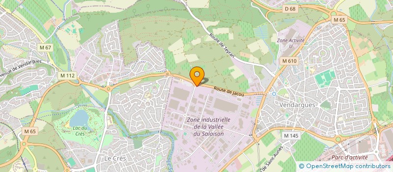 localisation de l'entreprise SCI AVENUE ALBERT DUBOUT à VENDARGUES