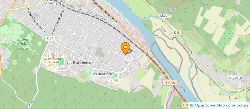 localisation de l'entreprise SCI AVENUE DE.GAMILLY  VERNON