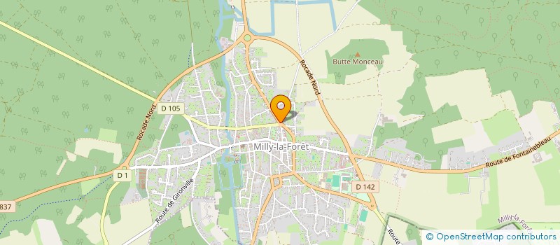 localisation de l'entreprise SCI AVENUE DE GANAY  MILLY-LA-FORET