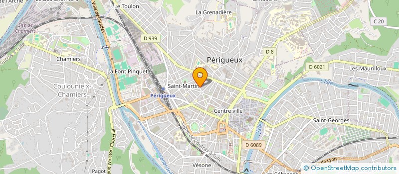 localisation de l'entreprise SCI AVENUE DE L'EUROPE à PERIGUEUX
