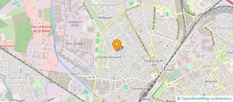 localisation de l'entreprise SCI AVENUE DE PARIS  REIMS