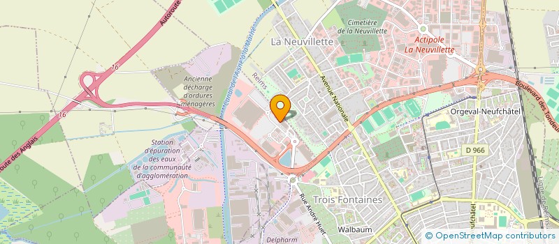 localisation de l'entreprise SCI AVENUE DE PARIS  SAINT-BRICE-COURCELLES