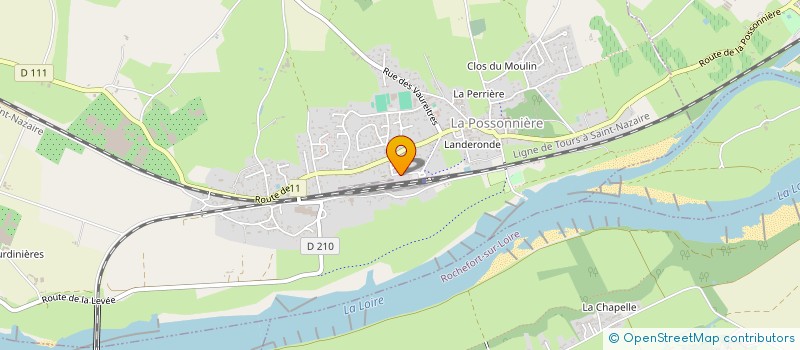 localisation de l'entreprise SCI AVENUE DES CASTORS  LA POSSONNIERE