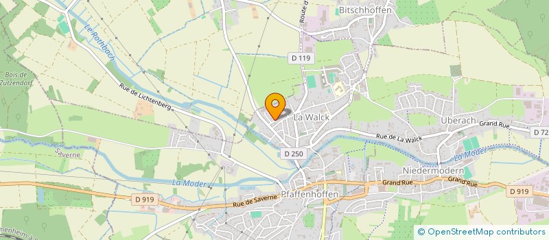 localisation de l'entreprise SCI AVENUE DES CHAMPS-ELYSEES AOW  VAL-DE-MODER