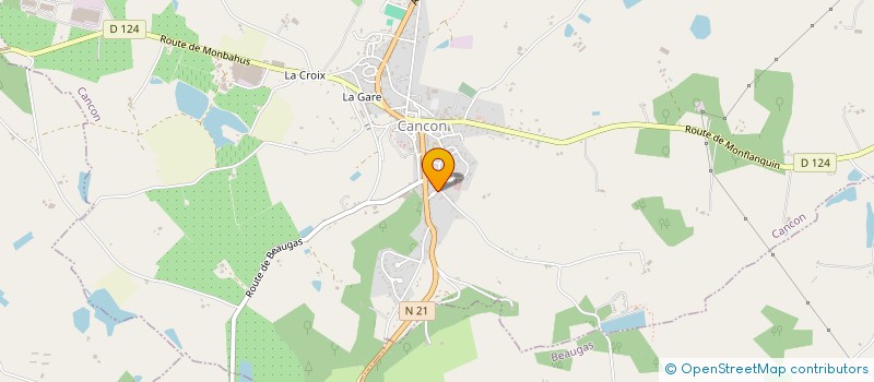 localisation de l'entreprise SCI AVENUE DES PYRENEES  CANCON