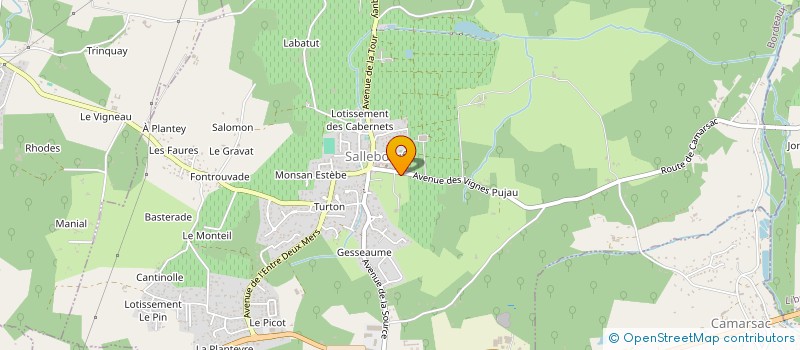 localisation de l'entreprise SCI AVENUE DES VIGNES  SALLEBUF