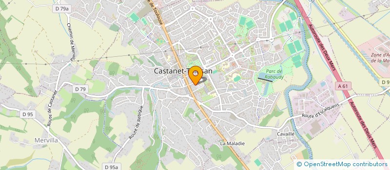 localisation de l'entreprise SCI AVENUE DU LAURAGAIS  CASTANET-TOLOSAN
