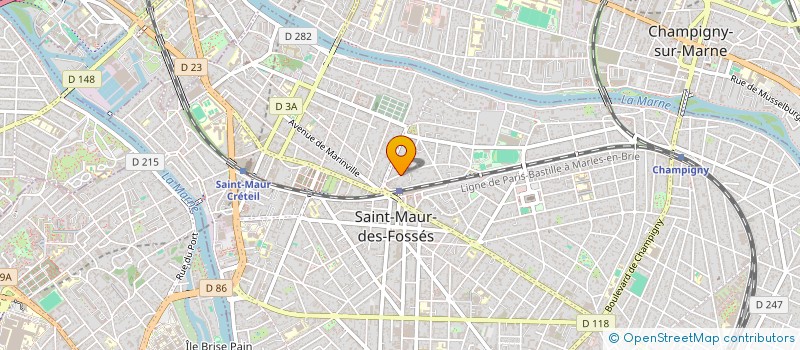 localisation de l'entreprise SCI AVENUE DU NORD SAINT MAUR à SAINT-MAUR-DES-FOSSES