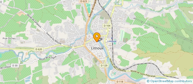 localisation de l'entreprise SCI AVENUE DU PONT DE FRANCE à LIMOUX