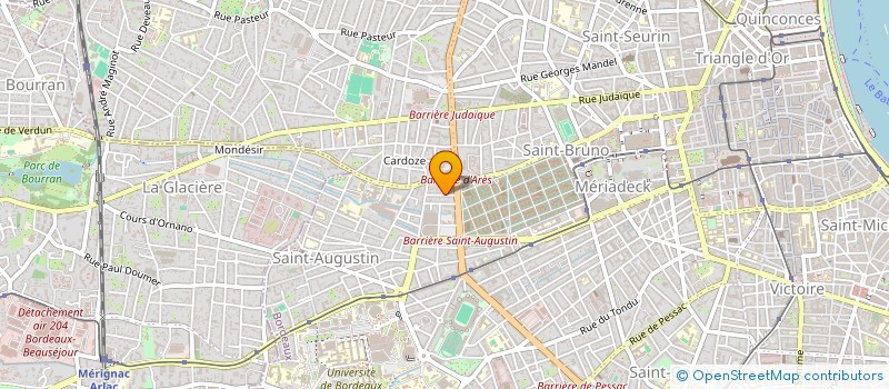 localisation de l'entreprise SCI AVENUE DU TRUC  BORDEAUX