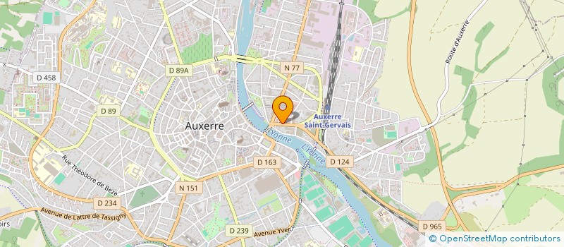 localisation de l'entreprise SCI AVENUE GAMBETTA à AUXERRE