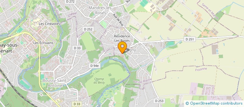 localisation de l'entreprise SCI AVENUE GAMBETTA  PERIGNY