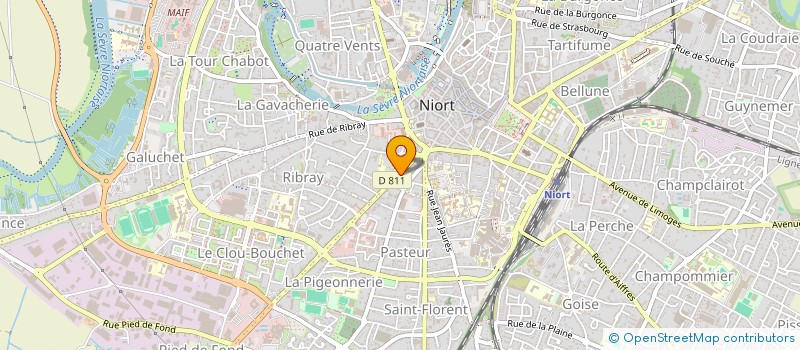 localisation de l'entreprise SCI AVENUE GB  NIORT