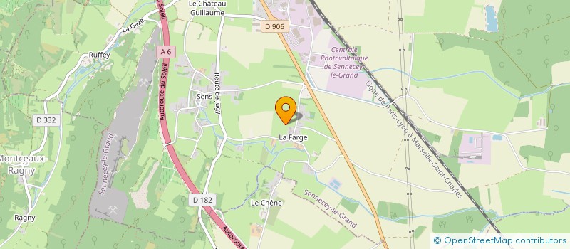 localisation de l'entreprise SCI AVENUE KENNEDY  SENNECEY-LE-GRAND