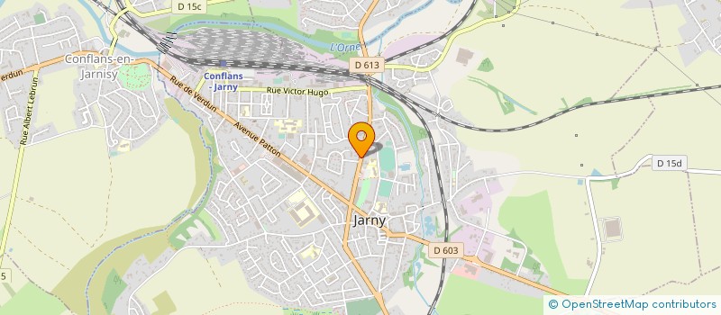localisation de l'entreprise SCI AVENUE LAFAYETTE  JARNY