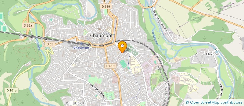 localisation de l'entreprise SCI AVENUE LECLERC à CHAUMONT