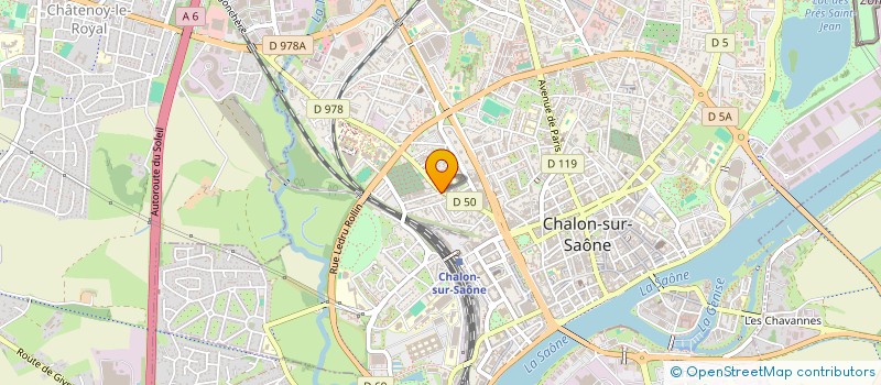 localisation de l'entreprise SCI AVENUE MONNOT PROLONGEE  CHALON-SUR-SAONE