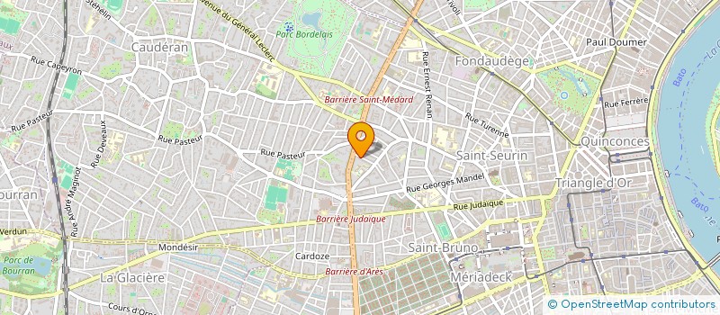 localisation de l'entreprise SCI AVENUE MONTAIGNE  BORDEAUX